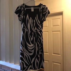 Black and white dress